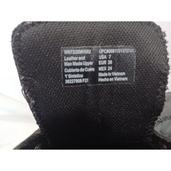 TredSafe Womens Oil & Slip Resistant Black Lace up Work Shoes Size 7 - Picture 7 of 7